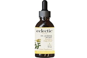 ECLECTIC INSTITUTE Kids Herbs - St. John's Wort, Black Cherry Flavor | Herbal Health Supplement, Promotes a Positive Mood | 1 fl oz (30 ml)