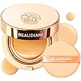 BEAUDIANI Natural Coverage – Mesh Tight Up Cushion – Korean Cushion Foundation, Semi-Matte Radiance, Long-lasting, Travel-Fri