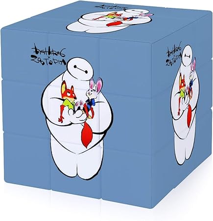 Amazon ベイマックス 兎 狐 マンガ 3次ルビックキューブ楽しい 立体パズル 3 3 ストレス解消 脳トレ ポップ お子様への誕生日贈り物 立体パズル おもちゃ