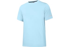 Holure 1 or 3 Pack Men's Rash Guard UPF 50+ Sun Protection Short Sleeve T-Shirts Lightweight Quick Dry SPF UV Swim Tees