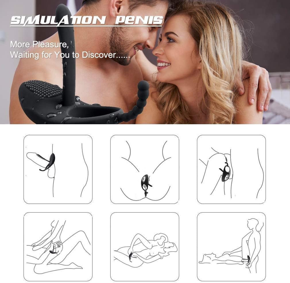 Wireless Remote Control Male Pênňís Rings Men Women Outdoor Víbrántór