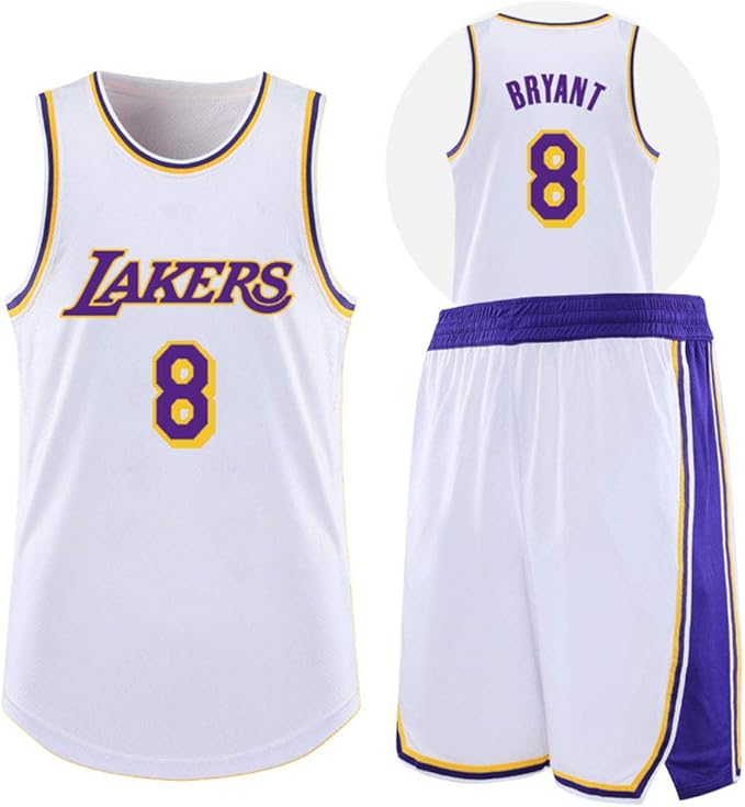 Basketball Trikot 8 Kobe Bryant Los Angeles Lakers Swingman Edition Trikot Erwachsene Kinder Basketball Sportswear Atmungsaktives Top Shorts Bestes Geburtstagsgeschenk Grosse M 5xl Amazon De Bekleidung