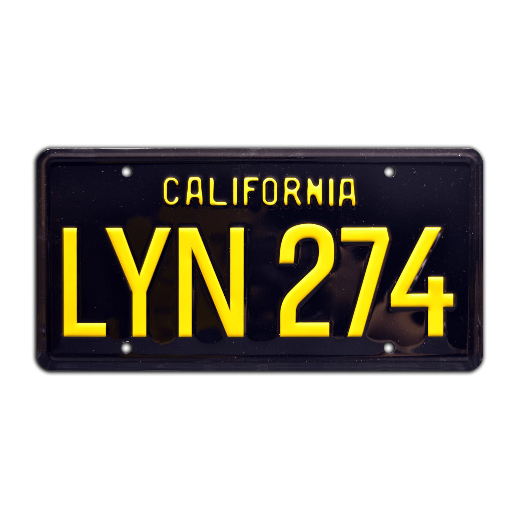 Celebrity Machines Gone in 60 Seconds | LYN 274 | Metal Stamped License Plate