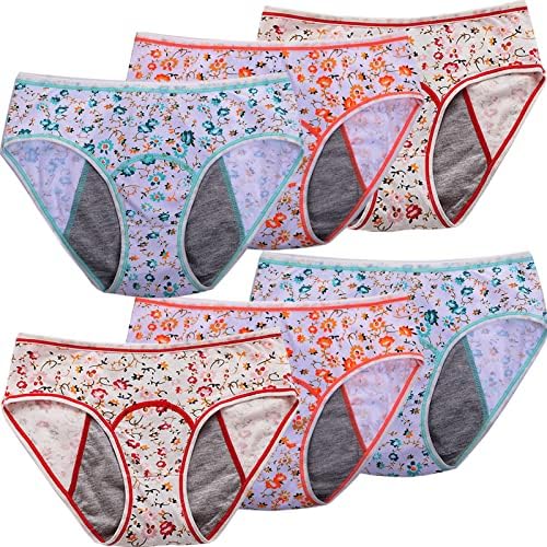 Teen Menstrual Period Underwear Girls Hipster Leakproof Protective