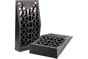 Biugaaufai 2 Pack Black Car Ramps, Low Profile Car Service Ramp for Vehicle Maintenance, Heavy Duty Car Ramps for Oil Changes, Trucks & Cars