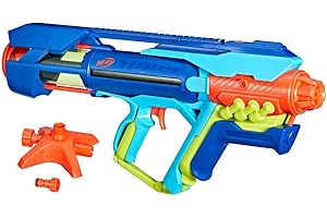 Nerf Super Soaker Power Drench XL Water Blaster, High Performance Pressurized Blasting, Easy Fill Station, Water Toys, Ages 8+