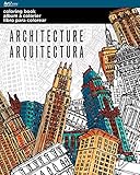 Trends International Adult Coloring Book, Architecture Designs by