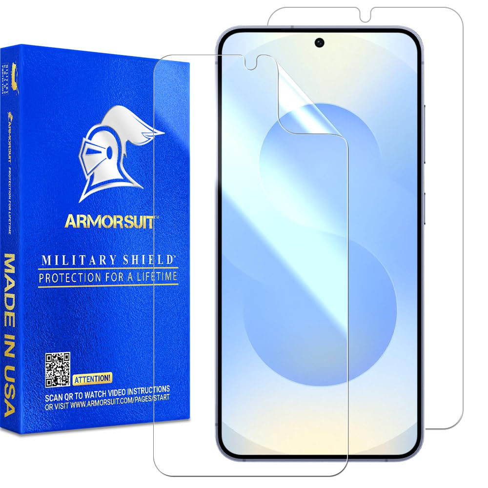 ArmorSuit 2 Pack for Samsung Galaxy S25 Plus (6.7") Screen Protector Case Friendly MilitaryShield HD Clear Film - Made in the USA