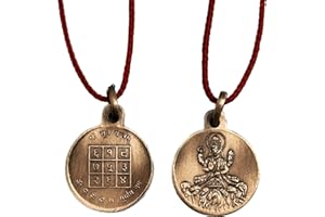 numeroastro Shri Surya Yantra Locket | Pendant In Pure Copper (Oxidized Finish) (6 Grams Approx) (1 Pc) For Boys, Copper, No Gemstone
