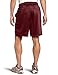 Russell Athletic Men's Mesh Pocket Short, Maroon, Large