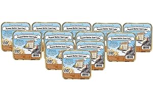 12 Pack Pine Tree Farms Peanut Butter Suet Cake Wild Bird Food 12 Ounce