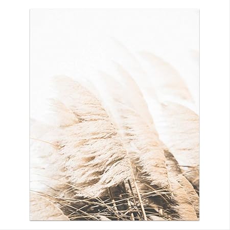 Pampasgras Leinwanddruck Gemälde Bild Skandinavisches Plakat