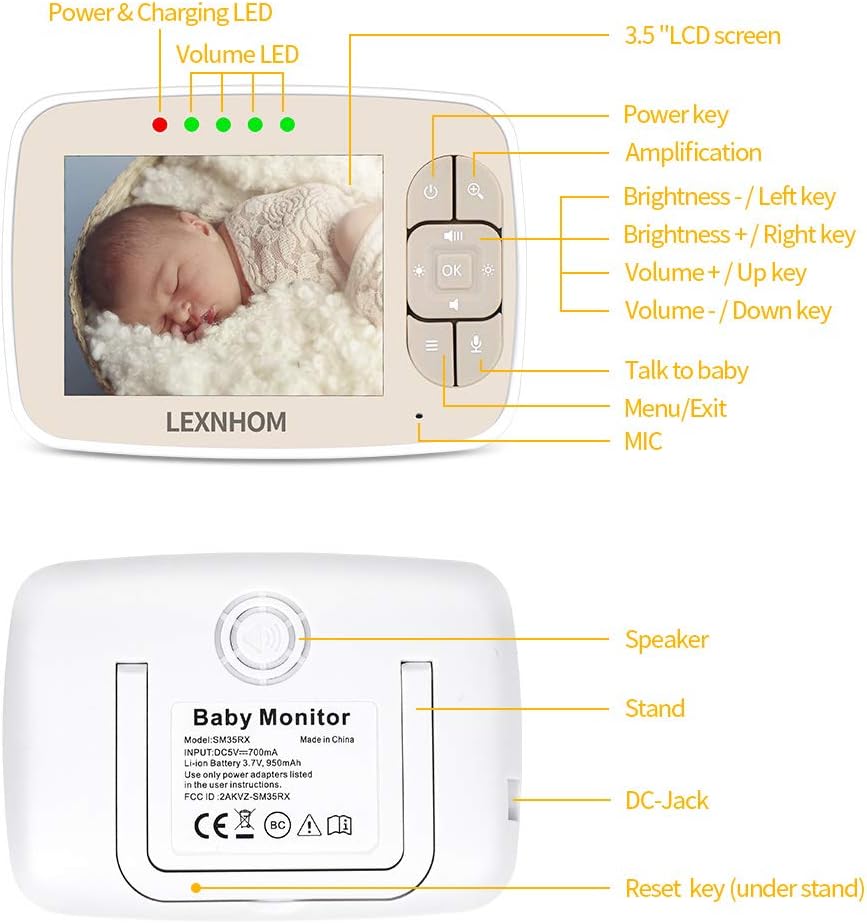 baby monitor sm35rx