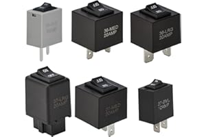 X4XZ 9038 Fuel Pump Relay Bypass Switch Kit, Relay Bypass Master Kit, Relay Tester Diagnostic Scan Switch Kit Replace# 9036 9037 (Pack of 6)