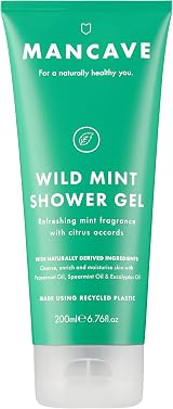 ManCave Wild Mint Shower Gel 200ml Men Invigorating Body Wash view 1