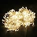 PMS 100/200/300/400/500 LED String Fairy Lights on Clear Cable with 8 Light Effects, Ideal for Christmas, Xmas, Party,Wedding,etc (300 LEDs, Warm White)