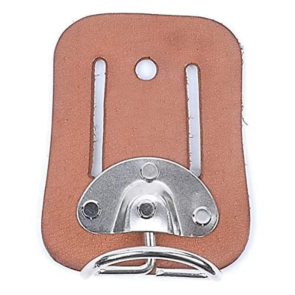 Boxer® Leather Hammer Holder – Tool Belt Loop with Steel Hanger – Durable Belt Attachment for Hammers – One Size – 15×9.5 cm