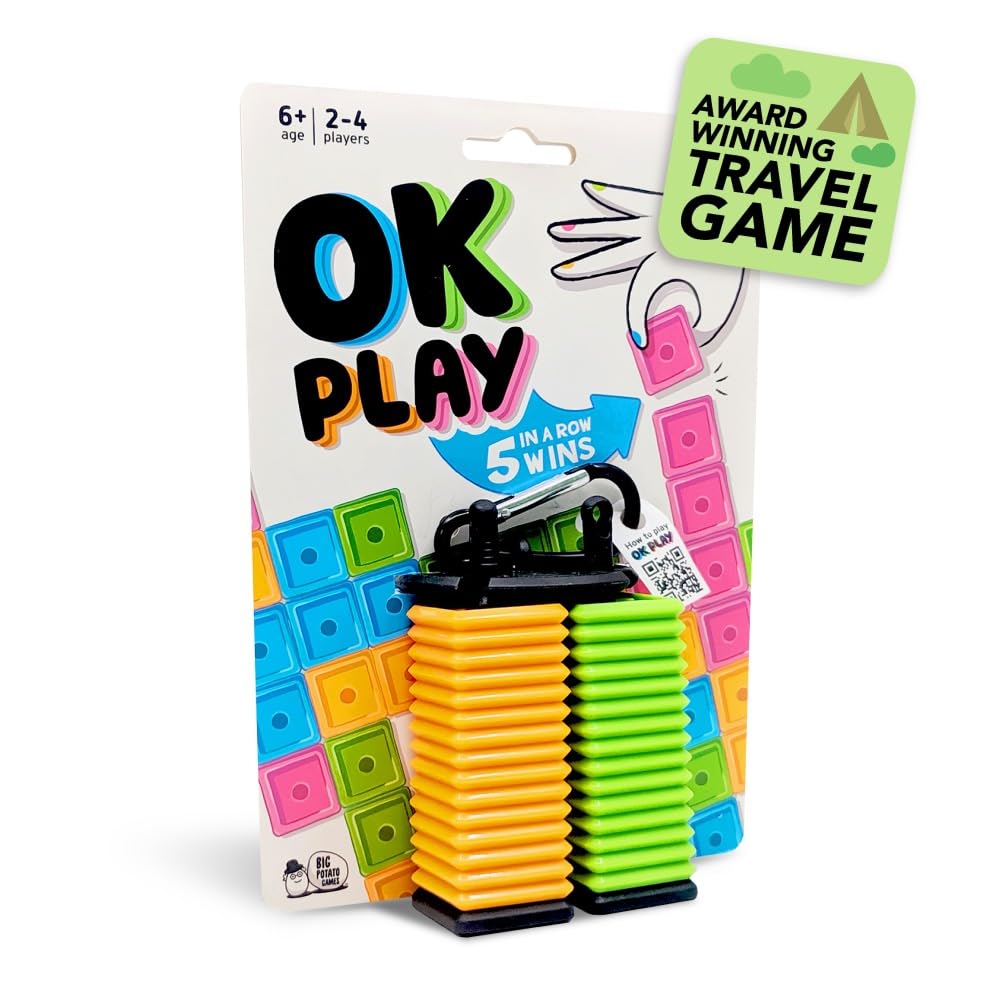 Big Potato OK Play – Award-Winning Travel Game for Family & Friends | 2–4 Players | Perfect for Trips, Parties & On-the-Go Fun