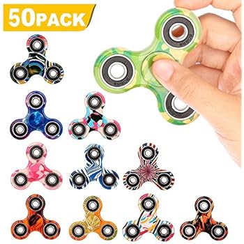 Scione 50 Pack Fidget Spinner Adhd Anxiety Stress Relief Toys For Adults Kids Autism Fidgets Best Edc Hand Spinners Bearing Trispinner Finger Toy #toys #for #teenager #with #autism Scione 50 Pack Fidget Spinner Adhd Anxiety Stress Relief Toys For Adults Kids Autism Fidgets Best Edc Hand Spinners Bearing Trispinner Finger Toy