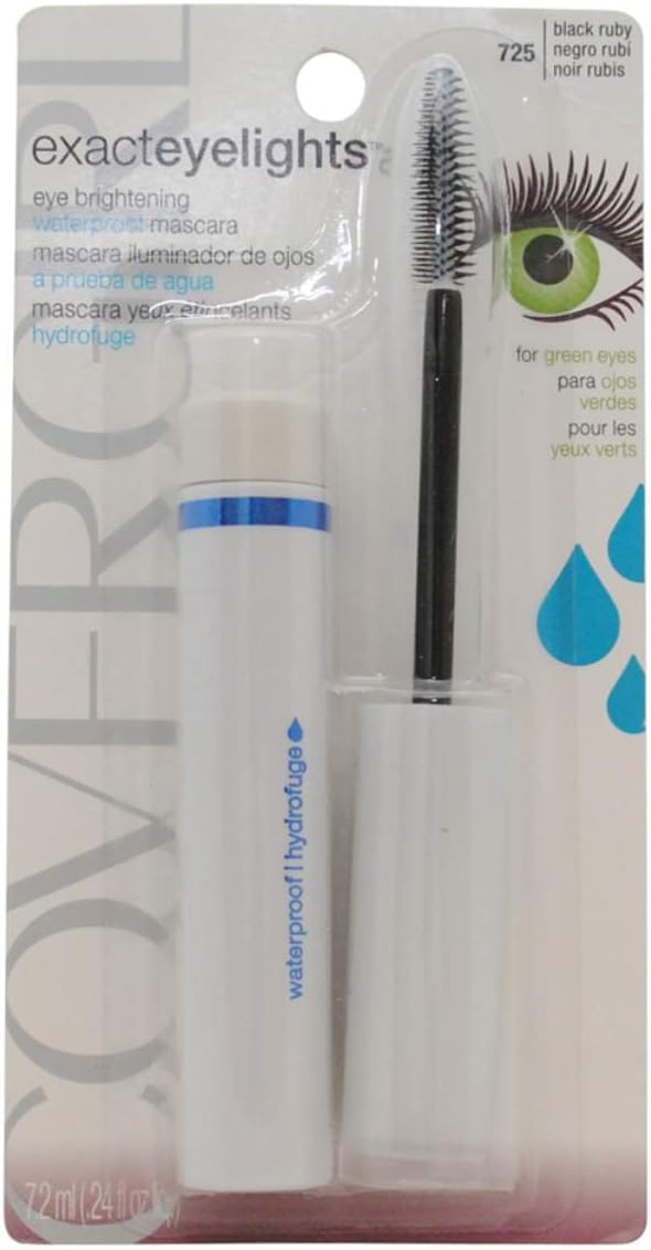 COVERGIRL Exact Eyelights Waterproof Mascara Black Ruby for Green Eyes
