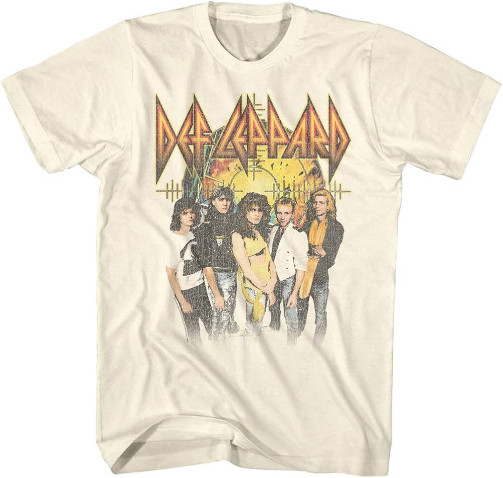 80s Heavy Metal Band Rock n Roll Whole Crew Tshirt per adulti Naturale L Amazon.it Abbigliamento