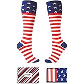 Zmart Novelty Socks for Women - American Flag Burrito Pineapple Gifts, Pencil Taco Socks