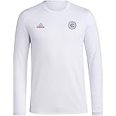 adidas Mens Chicago Fire MLS Long Sleeve T-Shirt