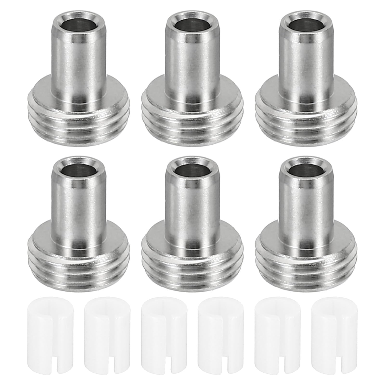 PATIKIL Fiber Optical Tool Sets, 6 Pack 5mm Ceramic Core with Metal Heads for Visual Fault Locator Fiber Cable Tester