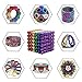 Beautychen Magnetic Cube 216pcs 5mm Magnets Blocks Magnetic Square Cube Children's Puzzle Magic Cubes DIY Educational Toys for Kids Intelligence Development and Stress Relief (Golden)