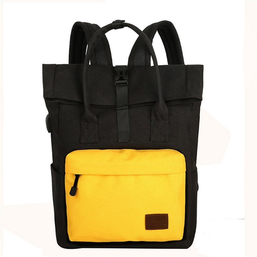 YAAGLE Canvas Fashion College Students Theftproof Backpack Shoulder Bag