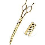 7" Downward Curved Dog Grooming Scissors for