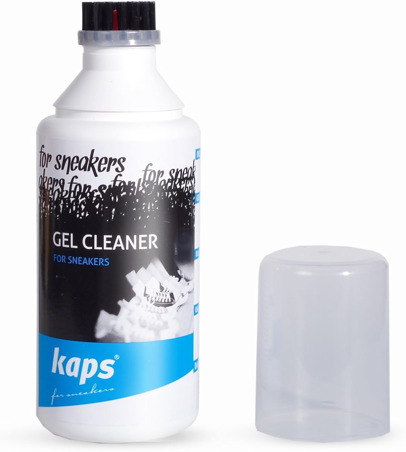 Kaps Trainer Cleaning Gel 100ml, Sneaker & Shoe Cleaner with Built-in Brush Applicator for Leather Suede, Nubuck - Image 3