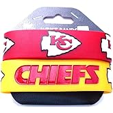 NFL Kansas City Chiefs Wide Bracelet, 2-Pack