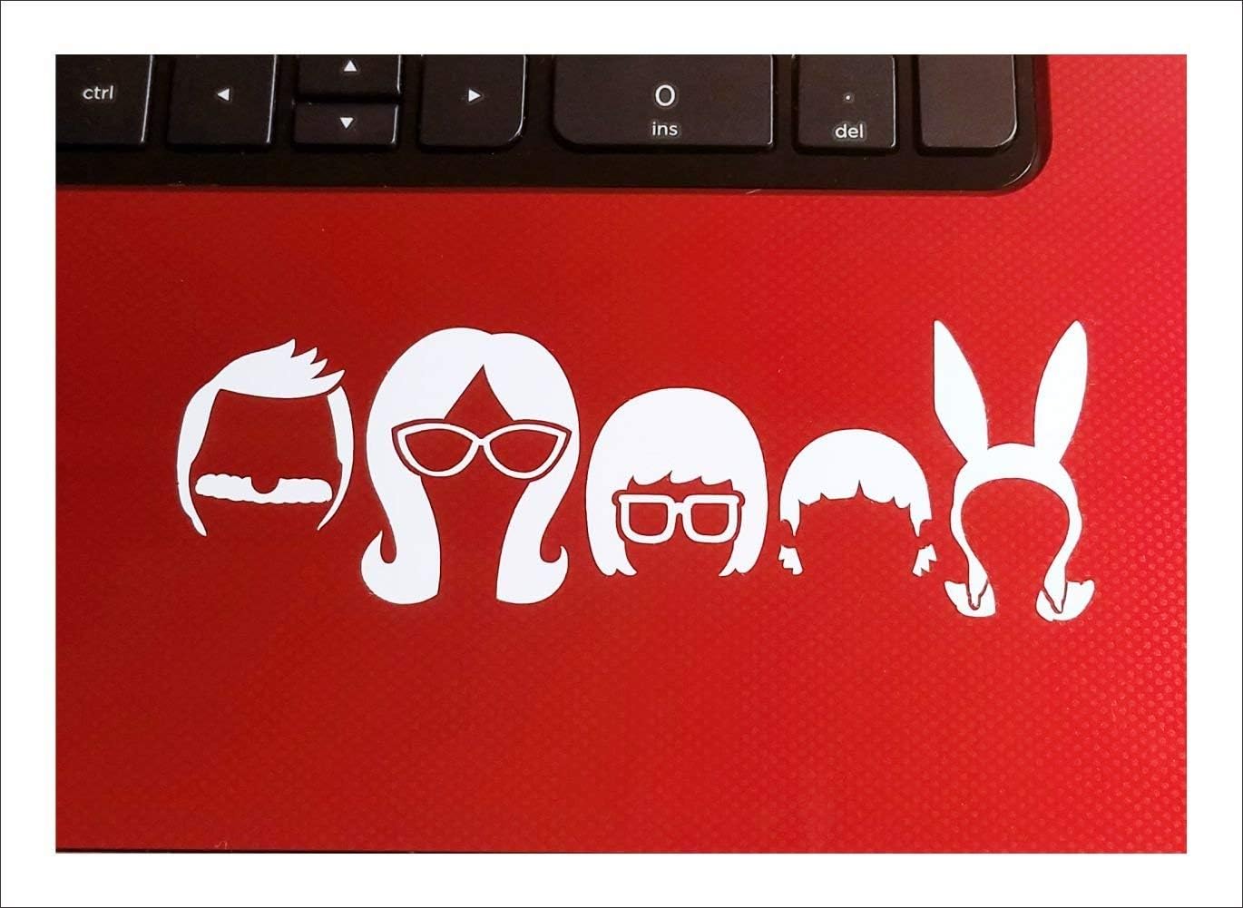 Family of Chive - Bob's Burgers Fan Art - 5in White Vinyl Decal
