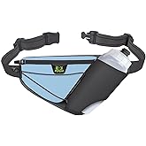 Amphipod Profile-Lite 20 Bottle Pack, Runners Waist & Hydration Belt, 5K/10K, Endurance & Ultra Running, Men & Women - Charcoal/Ice - 20 oz
