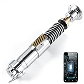 Upgrade XRGB3.0 Smooth Swing Light Saber, 16 Sound Fonts Light Saber, Sensitive Motion Control, Infinite Color Changing Luke Light Sabers, Metal Hilt Rechargeable for Adults, Support Dueling Toy Tool