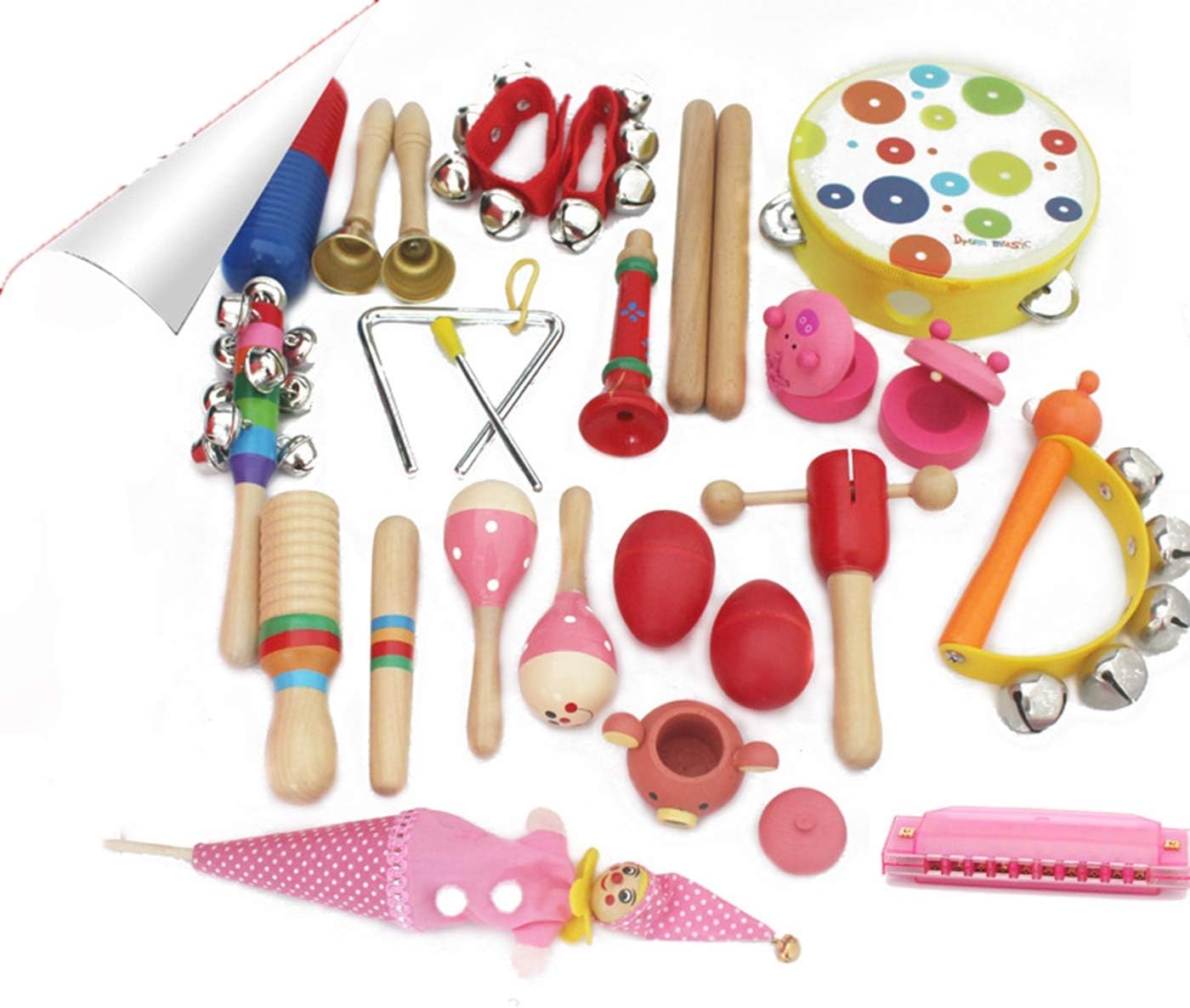 JUN GUANG Musikinstrumente Spielzeug-Set, Percussion-Instrument-Set