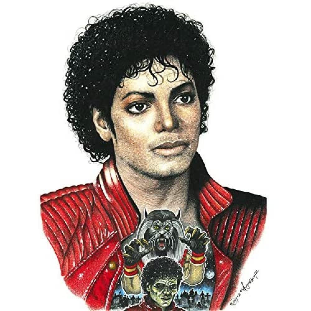 Wee Blue Coo Wayne Maguire Tattooed Thriller Michael Jackson Inked Ikon Canvas Print