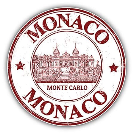 Tiukiu Monte Carlo Monaco - Adhesivo de Vinilo para portátil ...