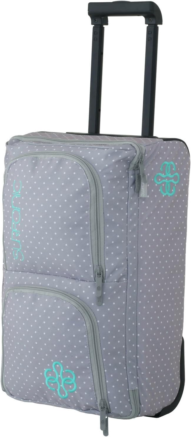 Surfanic Roller Case, 52 cm, 40 Liters, Dove Grey Polka