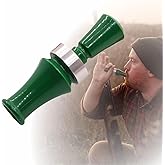 SHINETEC Single Reed Duck Call - Hunting Mallard, Professional Waterfowl Whistle, Great for Family Activities, Kids Play & Pet Interaction, Voice Imitator for Wigeon & More, 1 Pcs (Green)