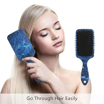Amazon Com Galaxy Shining Hair Brush For Wet Dry Hair Grip