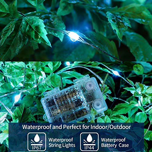 Kaulsoue 132 Lighting Modes 16 Colored, Battery Operated Powered 16.4ft 50 Led Fairy Lights Color Changing. Led String Lights with Remote, with Timer, for Bedroom Indoor Christmas 2 Pack - Thumbnail 3