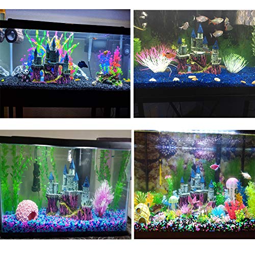 Miracliy Aquarium Decorations Castle, Aquarium Ornament Super Castle,10" - Thumbnail 6