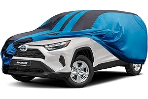 Kaugung Car Cover Waterproof Custom Fit Toyota RAV4（2005-2025）, Full Exterior Cover for Automobiles Lightweight Resistant Outdoor Sun UV Rain Dust Snow Wind Protection.