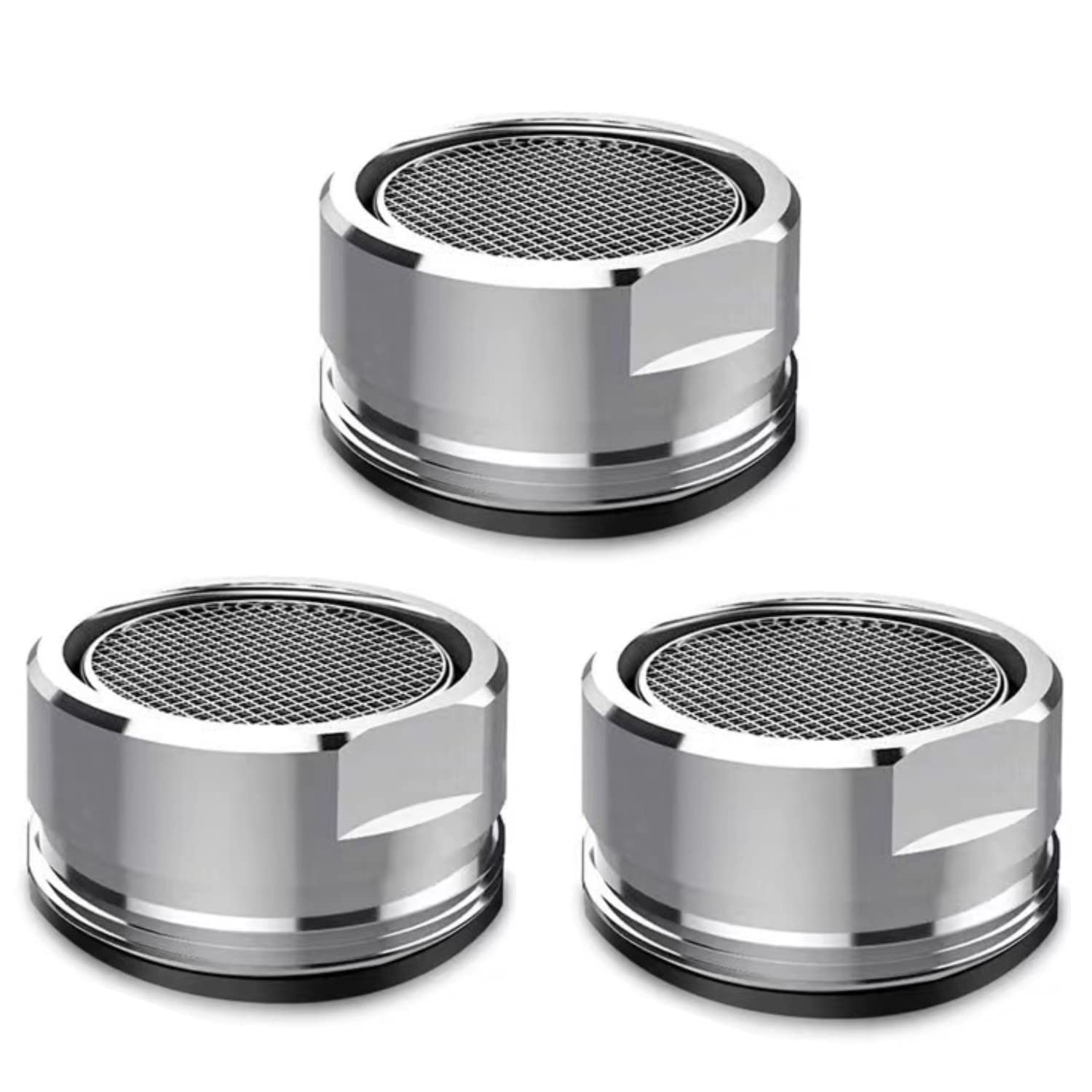 BOBOZHONG Faucet Aerators,3 pieces M24 Faucet Filter Insert Tap, Bubbler Sink Aerator with External Thread Brass Male Spout Threaded Aerator with Gasket for Kitchen Restaurant Sink Bathroom