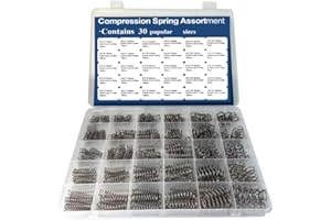 THZHIZHAO Compression Springs Assortment Kit 30Different Sizes Mini Spring Stainless Steel Mechanical Small Springs for DIY Repair Project (275)