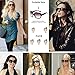 AkoaDa Polarized Sunglasses for Women, UV400 Lens Sunglasses for Female Ladies Fashionwear Pop Polarized Sun Eye Glass