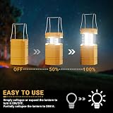 ROCAM LED Solar Camping Light 3000mAh Rechargeable Lantern Hand Crank view 3