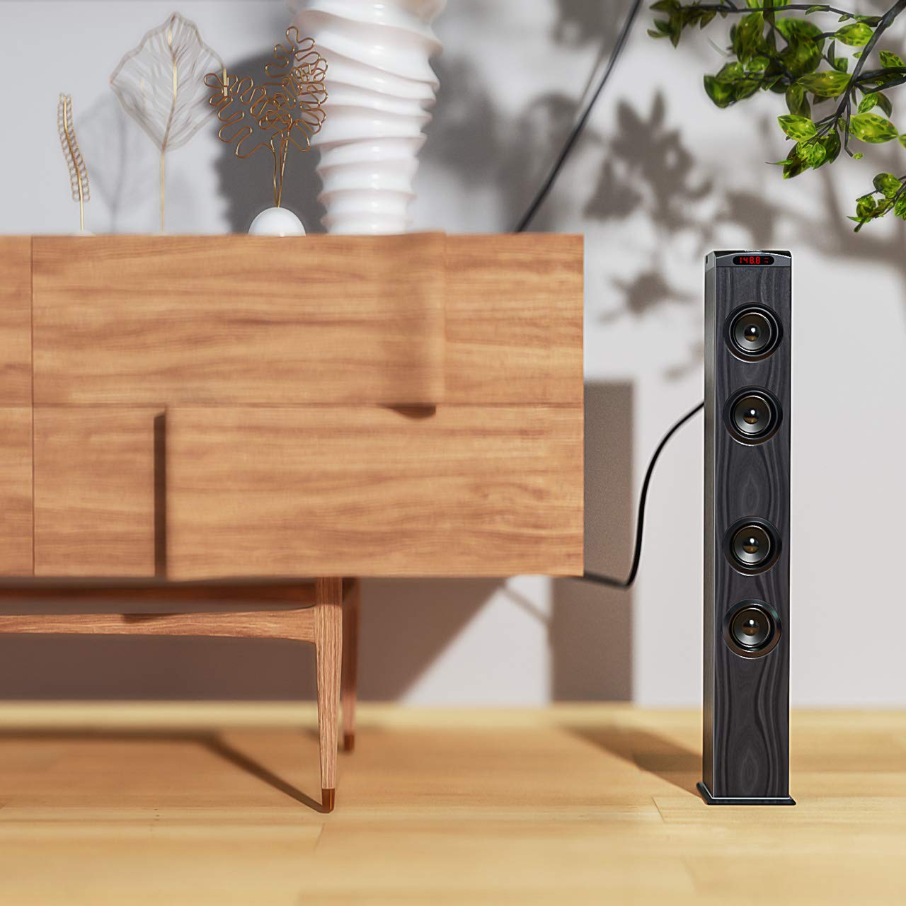 VENLOIC Floor Standing Bluetooth Tower Speaker, Floor Speakers For Home